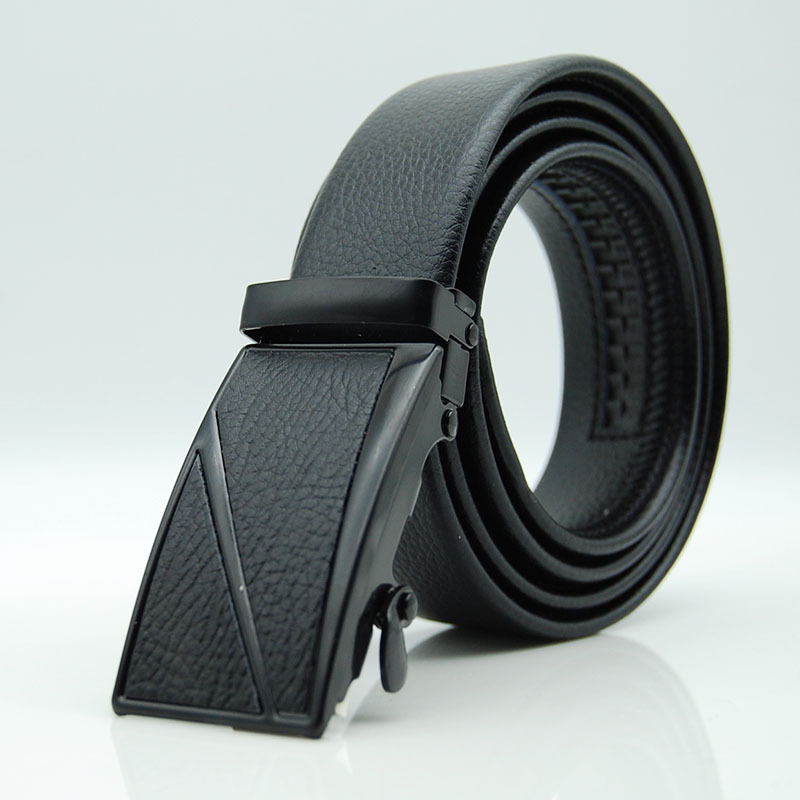 Men's Automatic Buckle Network Red Explosive Four Seasons General Black Iron Belt Wholesale Factory A Large Number Of Stock Specification drawing