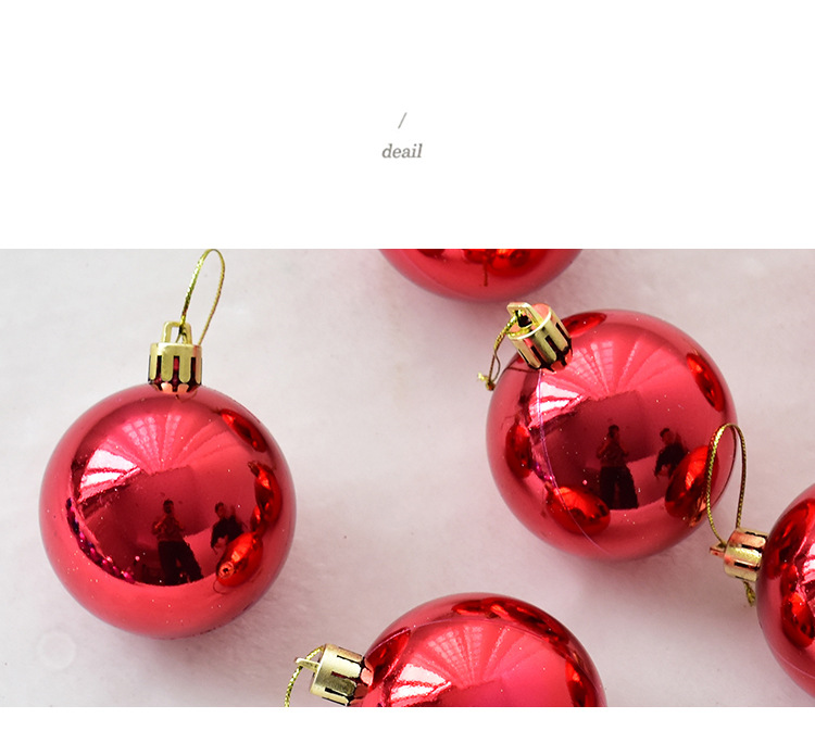Creative Cartoon Christmas Tree Christmas Decorations Matte Colored Balls display picture 4