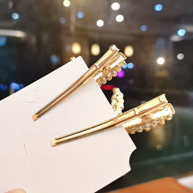 Товары для учащихся начальной школы, фирменные заколки для волос hairgrip, челки, заколки, корейский стиль, интернет-знаменитость, инкрустированные драгоценными камнями