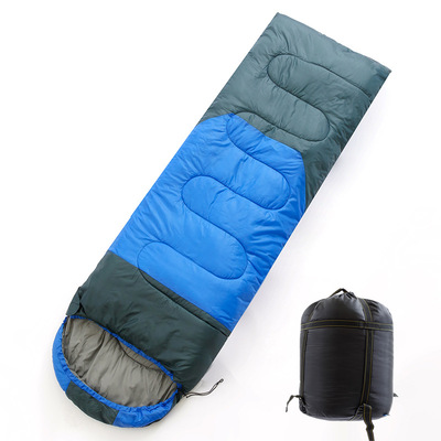 goods in stock outdoors Camping Sleeping bag adult thickening keep warm travel Adult Single Mosaic winter spring and autumn Sleeping bag