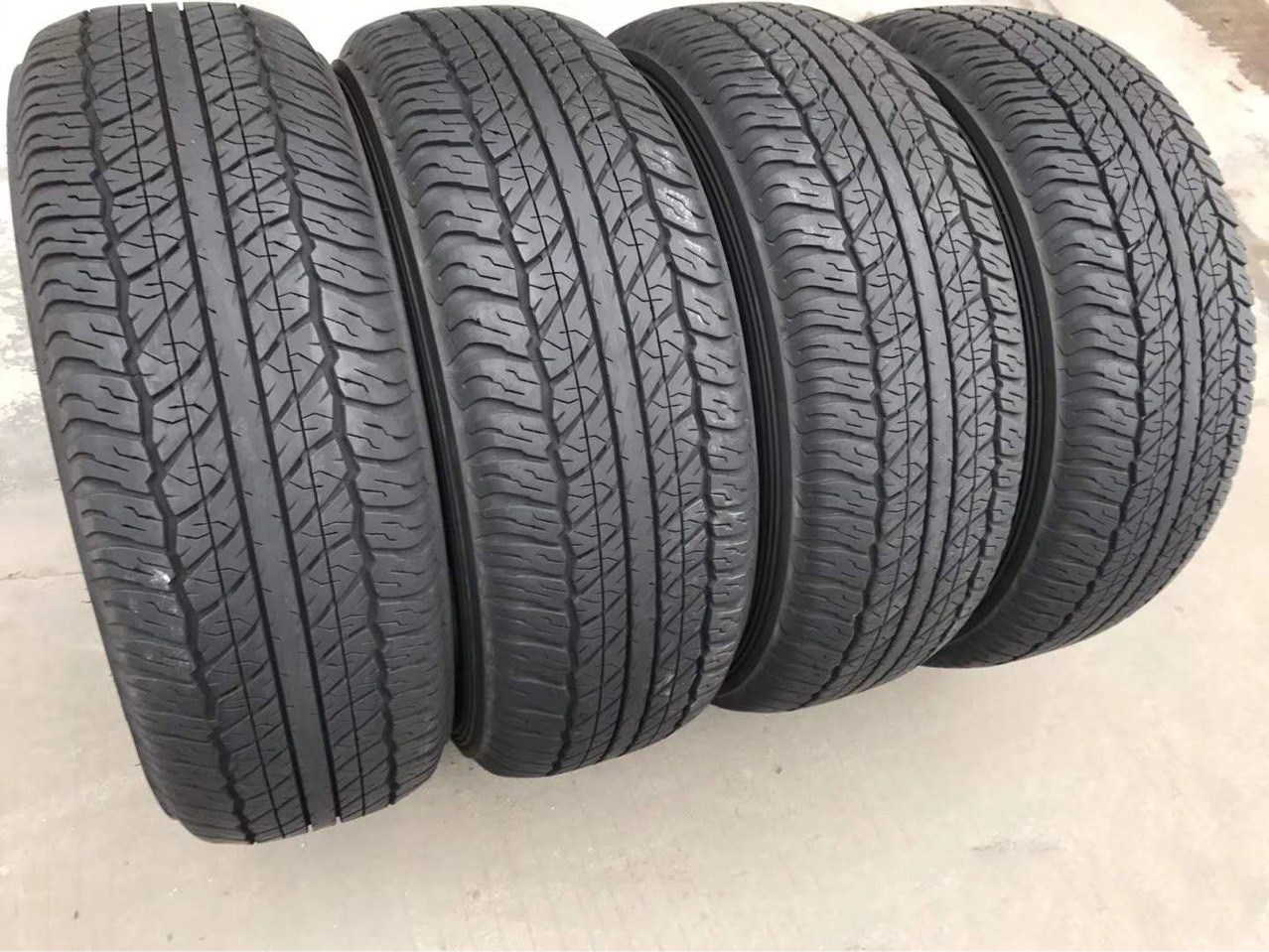 Used Dunlop Tires 265 275 285/60 65 70R17R18 Suitable for Toyota Prado