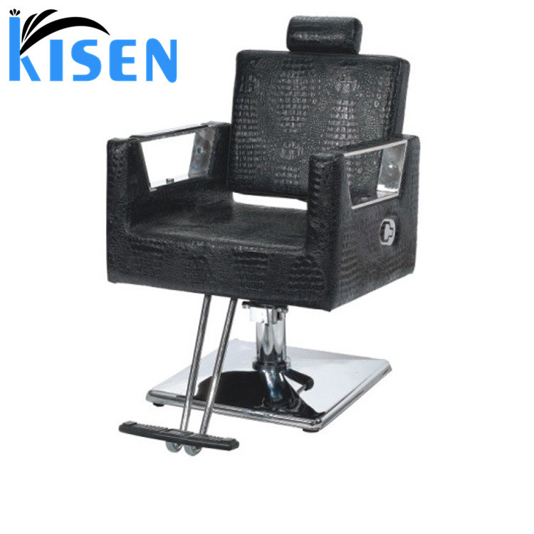 Beauty modeling chair barber chair hairdressing salon chair doctor chair treatment chair lifting chair custom crocodile skin barber chair