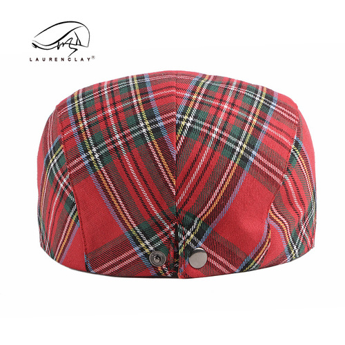 Spring and Summer Bucket Hats for Women Trendy Korean Pattern Striped Cap for Men Sun Protection Sunshade Hat Casual Grid Forward Hat