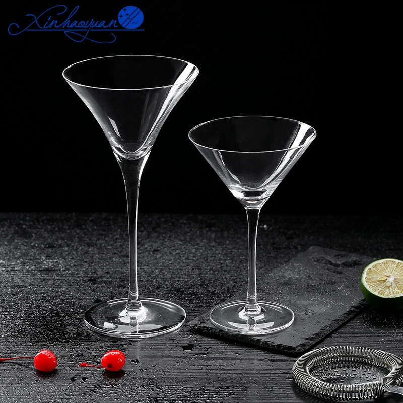 Cocktail artificial wineglass, glass