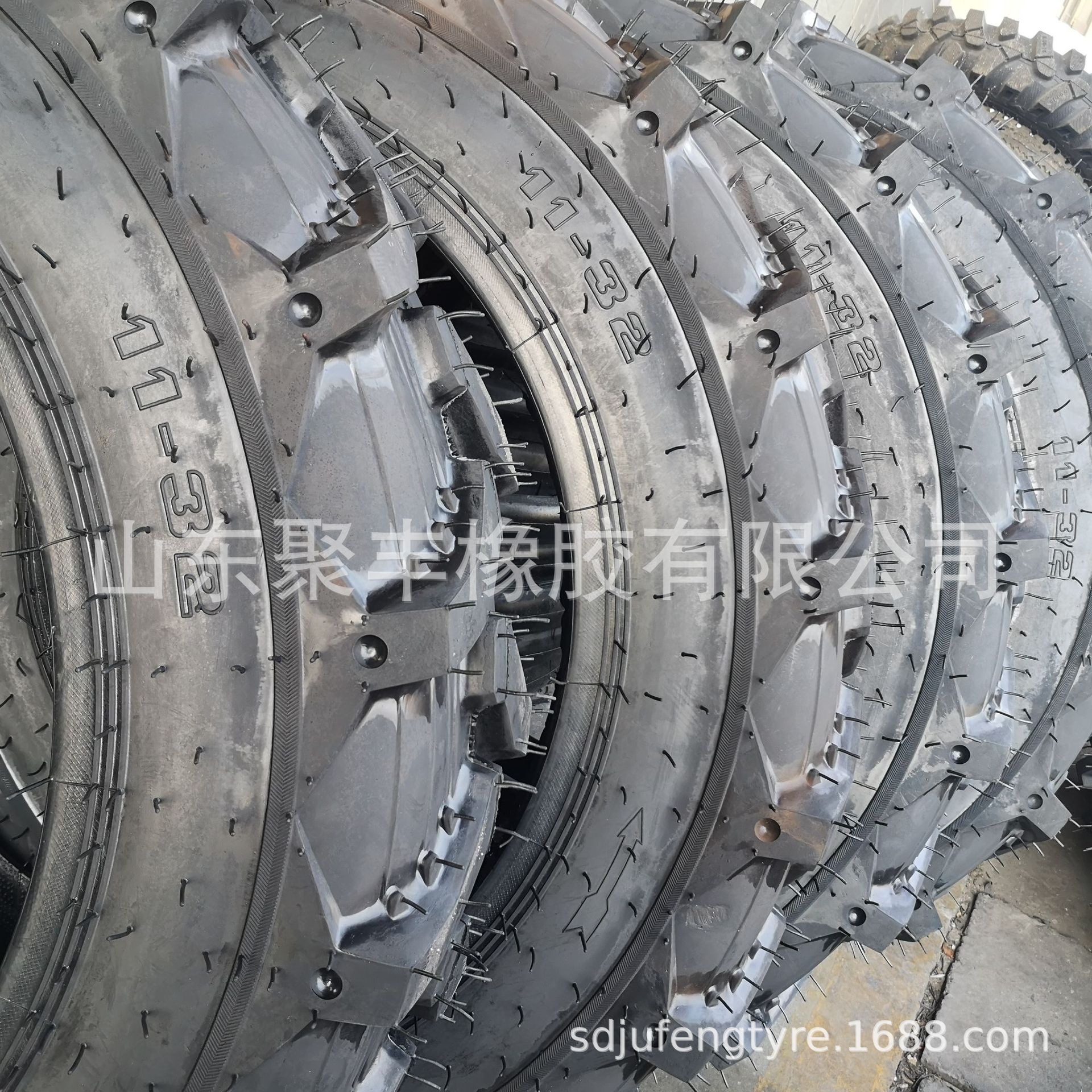 生产厂家直供加工定制农机轮胎人字花纹11-32拖拉机轮胎