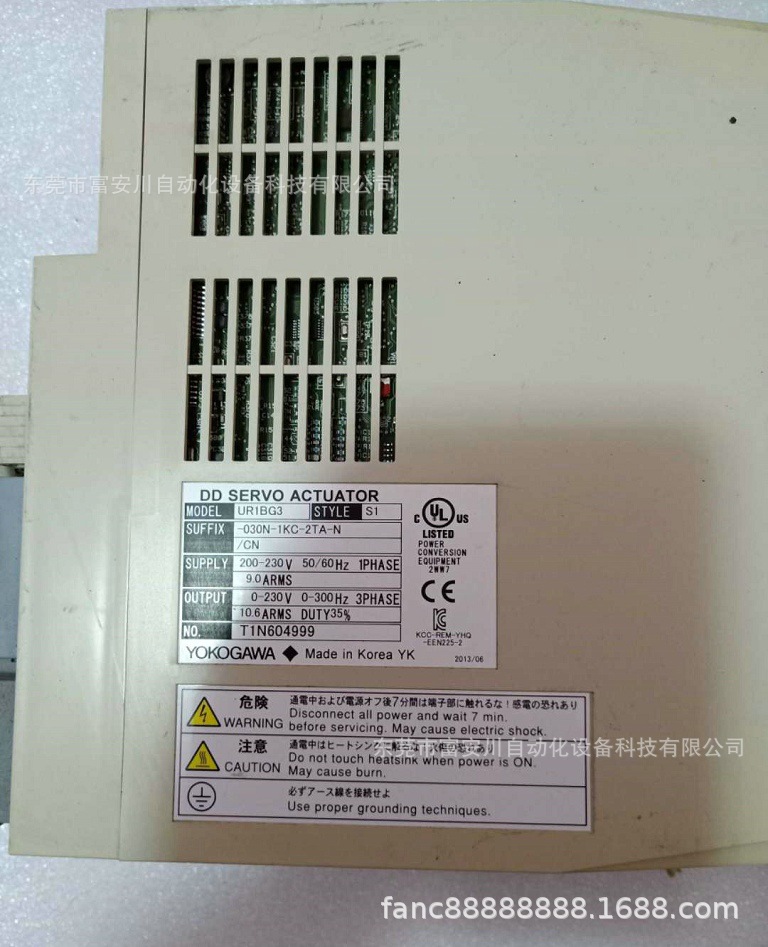 YOKOGAWA横河驱动 UD1BG3 030N-1KC-2TA-N 现货实拍议价