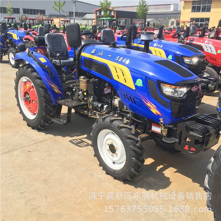 四轮柴油多功能拖拉机 504座驾式旋耕机 东方红四缸四驱拖拉机
