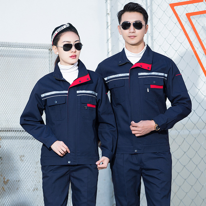 customized coverall Welding services suit Welder Long sleeve spring and autumn Electric welding construction site workshop work clothes Labor uniforms