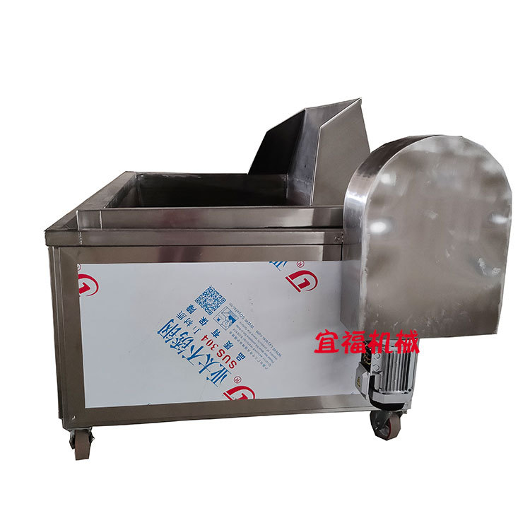 电加热炸皮锅_中皮小皮搅拌式油炸锅_宜福猪皮油炸机厂家