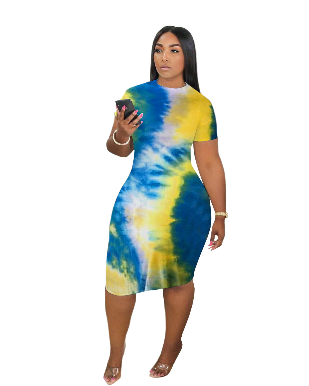 sexy cute tie-dye tight dress NSFNN60177