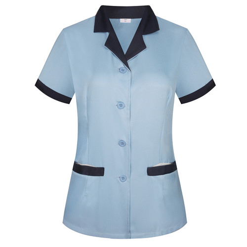 Summer cleaning work clothes short-sleeved cleaner guest room sweeping aunt logistics hotel PA dishwashing work clothes women's large size