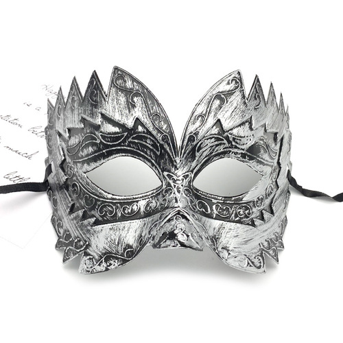 Gold and Silver Horror Funny Jagged Men's Antique Mask Halloween Party Half Face Boys Mask Wholesale