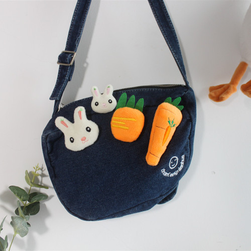 Cute Plush Carrot Rabbit Brooch Cute Bunny Rabbit White Rabbit Accessories Bag Hat Clothing Accessories