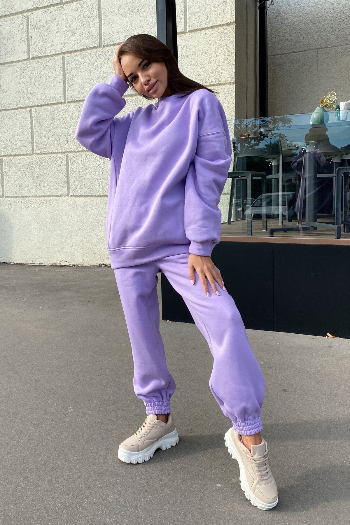 Solid Color Pattern Winter, Spring, Autumn Season Women's Gender Streetwear Style Street Women's Streetwear Solid Color Spandex Polyester Pants Sets Pants Sets