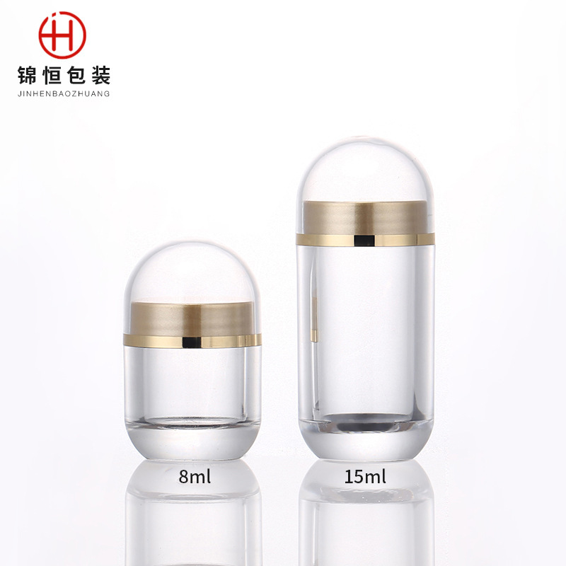 現物8ml 15ml健康食品カプセル薬瓶透明瓶アクリル圧片キャンディー包装瓶卸売り|undefined