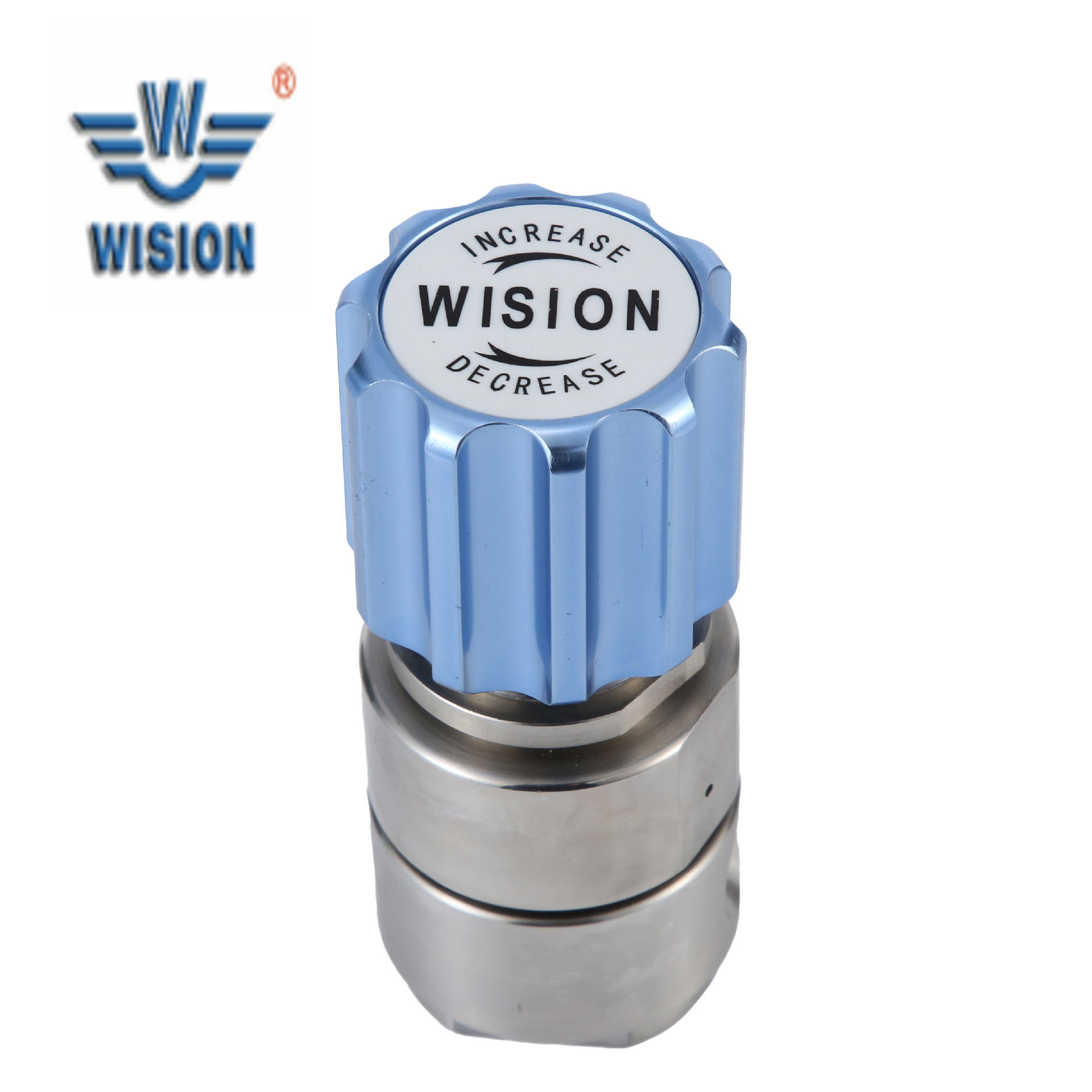 沃原WISION厂家直销不锈钢手动调节高压 RW74高流量背压阀