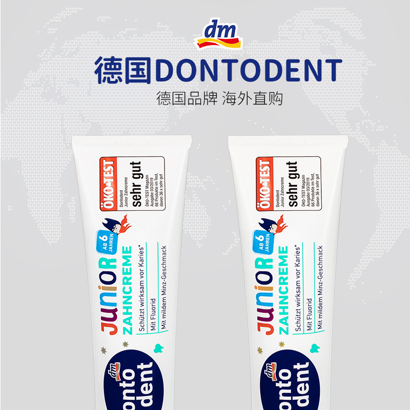 German Dontodent Toothpaste 6-12 years o...