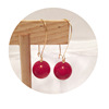 Goods, accessory, capacious earrings from pearl, European style, wholesale