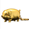 Silver Star Golden Pig Pendant Fighting Lighbor Personalized Golden Fart Pig