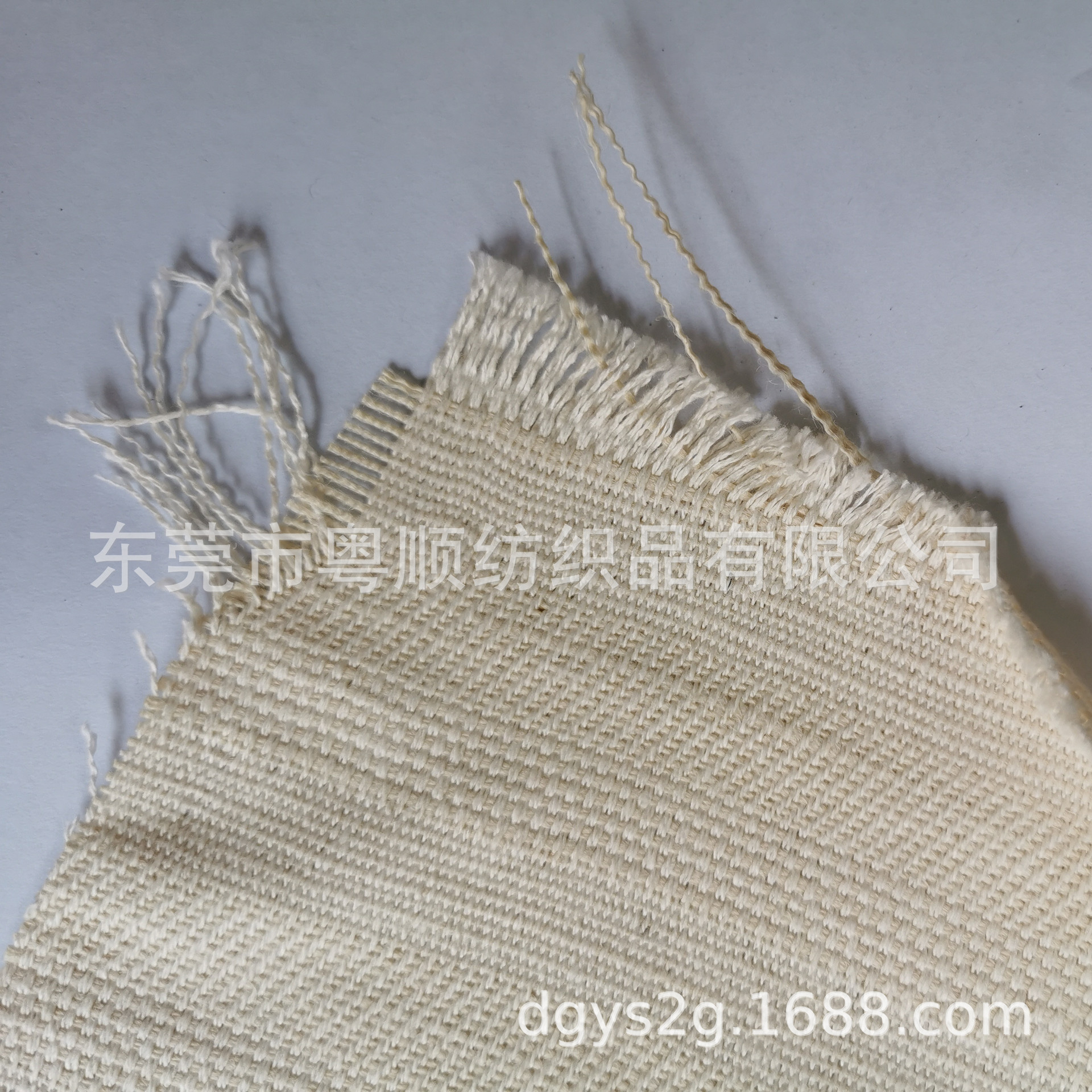 米白色麻布 三拼麻棉半漂 鞋材 箱包 手提袋 沙发 抱枕专用麻布料