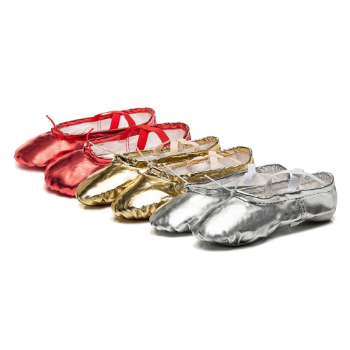 Cat Claw Shoes Children's Gold and Silver Glossy Adult Dance Shoes Women's Body Belly Dancing Shoes Soft Sole Yoga Practicing Shoes
