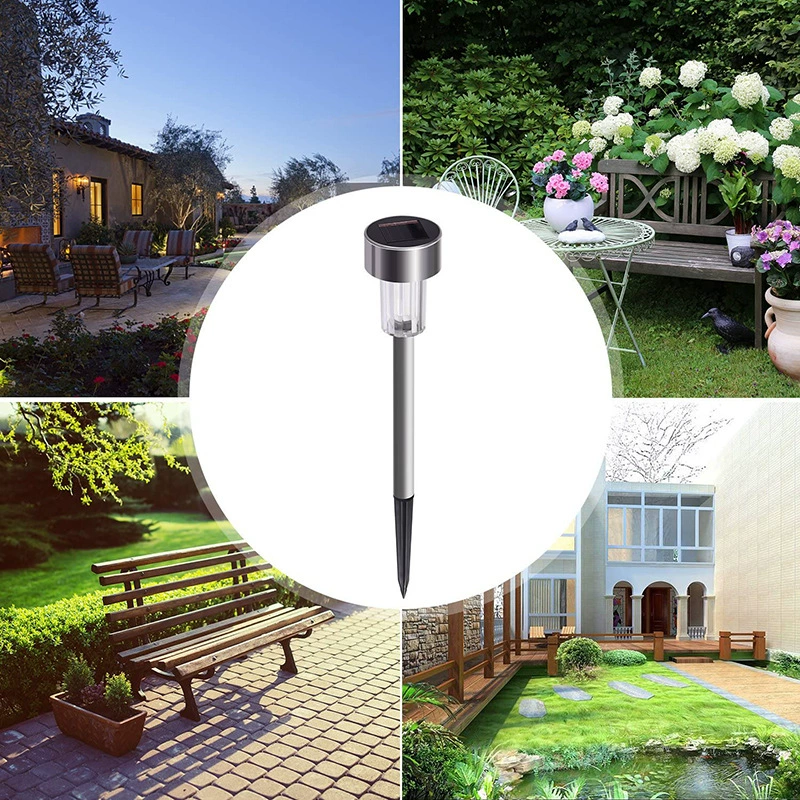 Travel LED garden lights solar-powered stainless steel for gazebo, night light, (Cross-border trading)