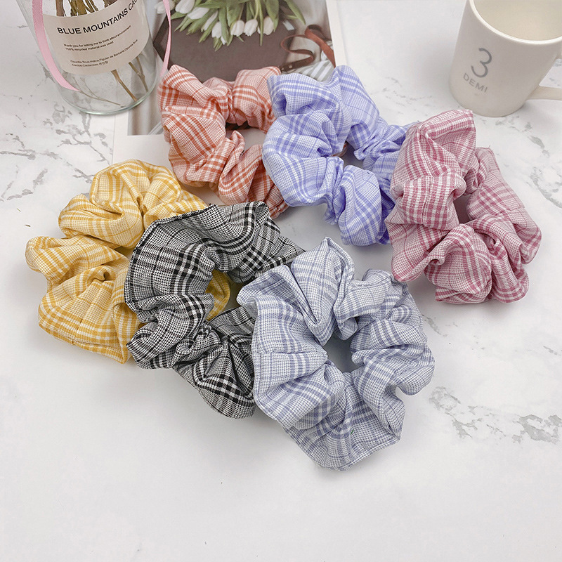 Korean Simple Fabric Floral Sweet Hair Scrunchies display picture 26