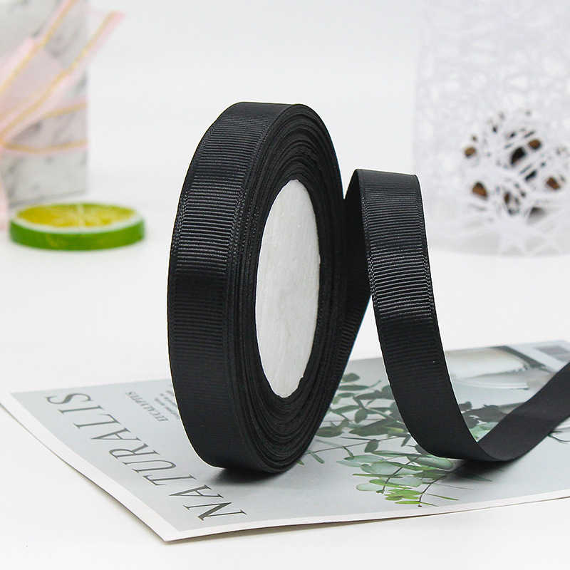 Fábrica al por mayor 1,5 cm costilla cinta accesorios para el cabello cinta de bricolaje embalaje de regalo cinta accesorios de ropa image 17