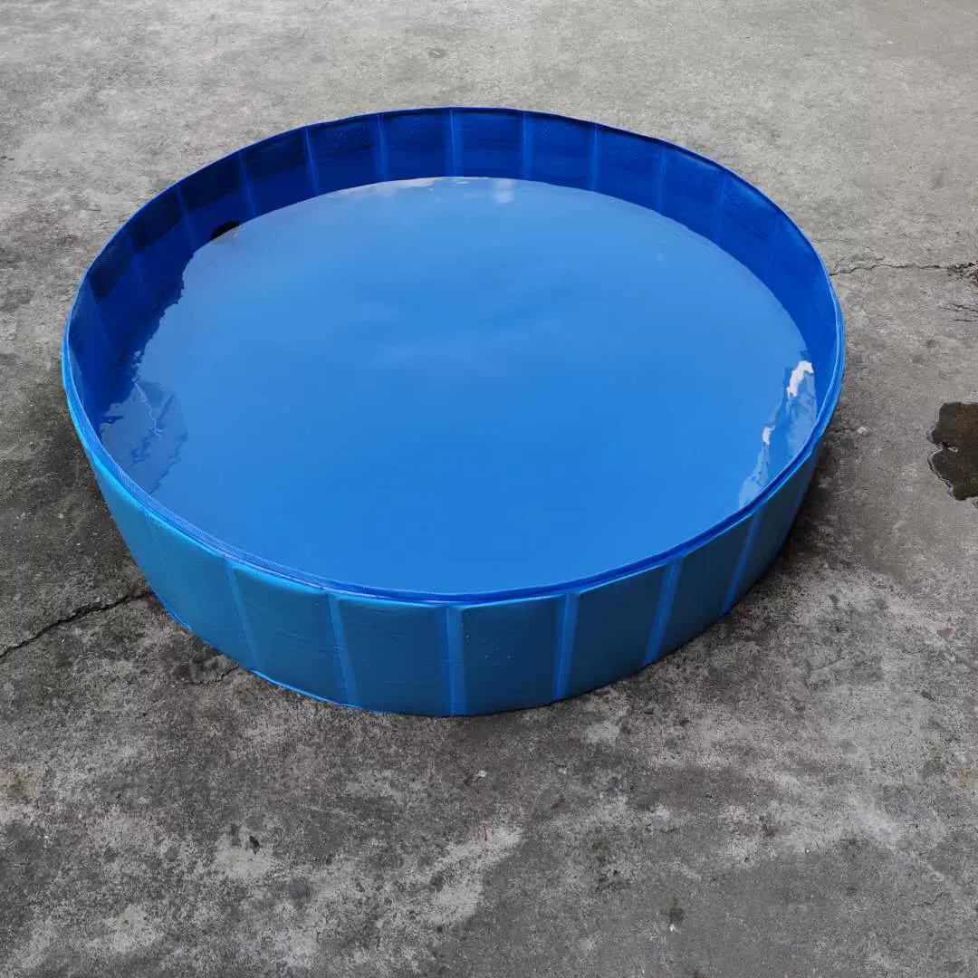 厂家现货宠物洗澡盆可折叠宠物水池 加厚PVC儿童成人可折叠游泳池