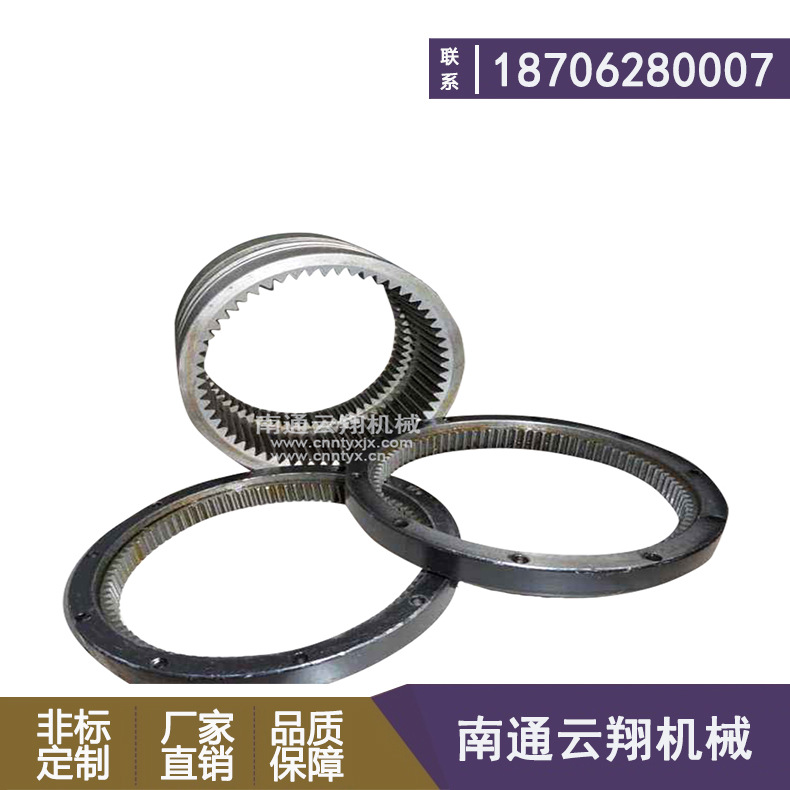 大型内齿圈齿轮齿条导轨滑板大型齿轮非标齿轮螺旋伞齿轮