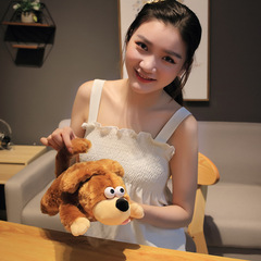 新網紅電動打滾狗仿真翻滾狗兒童電動毛絨公仔會叫會翻滾玩具