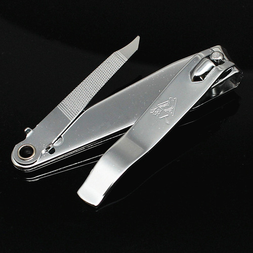 Qiangren 618 Large Flat Nail Clippers Stainless Steel Nail Clippers Nail Scissors 12 pieces per box Single price