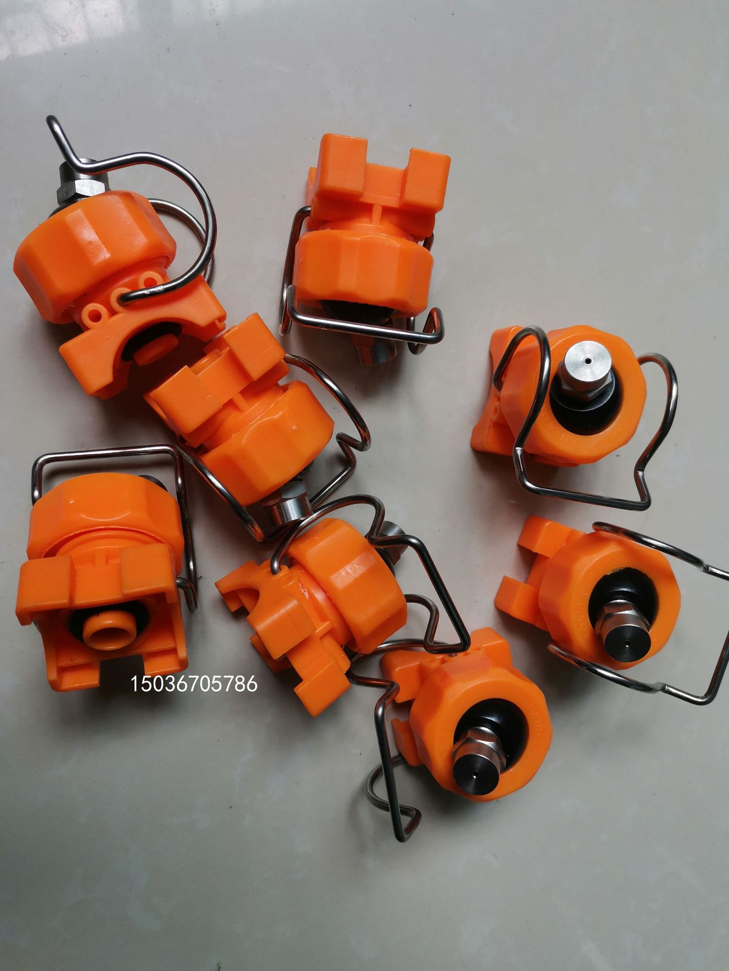 夹扣喷嘴喷头 一体喷嘴 连体喷头 扇形喷头 喷雾 清洗喷嘴 喷淋