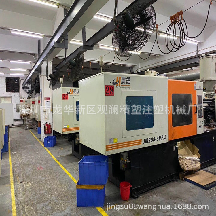 东莞塘厦港资工厂震雄注塑机、海天注塑机，35台现场批发二手处理