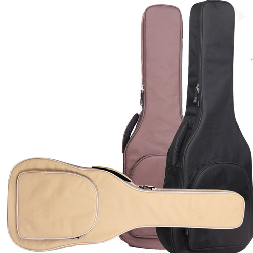 Guitar bag with reinforced double shoulder strap, 41-inch and 40-inch guitar bag, classical folk acoustic guitar bag, customizable logo