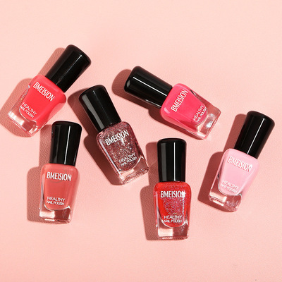 贝美宸水性免烤指甲油可撕拉不掉色可剥护甲油营养油美甲油批发