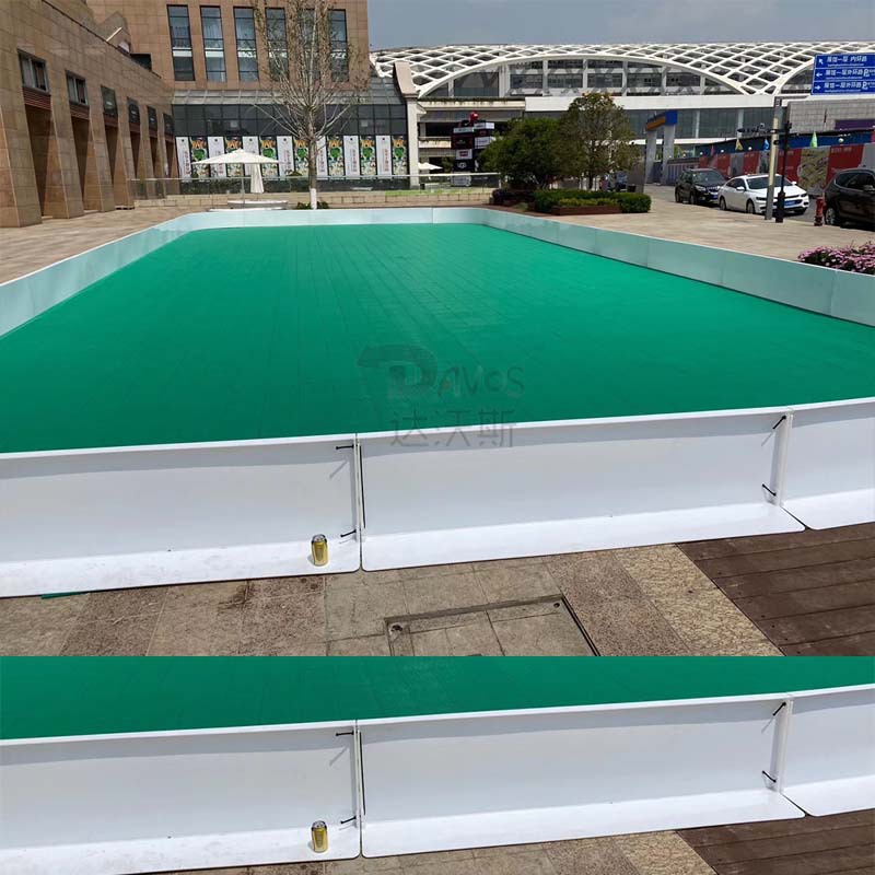 Floorball旱地围挡 塑料儿童防护旱地冰球陆地冰球围挡围栏