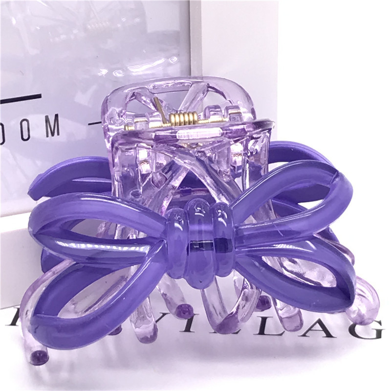 Venta caliente de plástico pintura en aerosol inversa 7cm monstruo garra horquilla pelo agarre clip de dos yuanes tienda de accesorios para el cabello accesorios para la cabeza suministro de accesorios