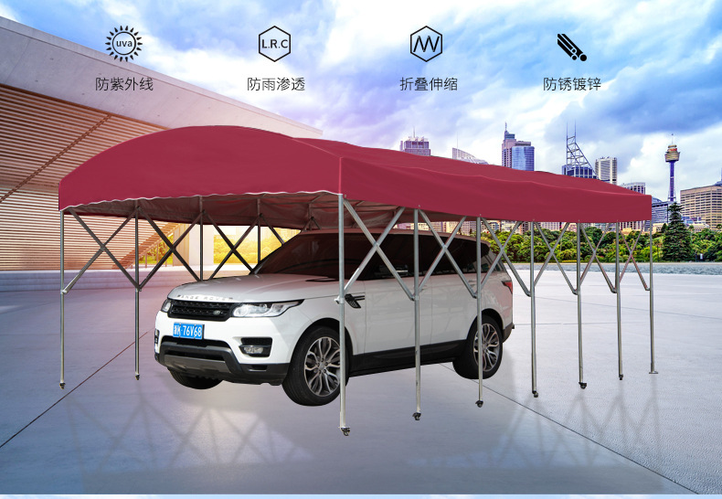Ningbo Outdoor Sunshade Stall Folding Telescopic Canopy Shelter Canopy Push-Pull Canopy Activity Canopy Car Tent