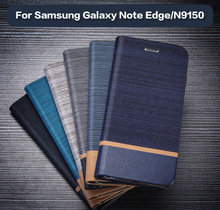 适用三星Samsung Galaxy Note Edge N9150帆布三拼手机套保护套