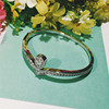 Classic fashionable bracelet, silver washing, Korean style, European style, silver 925 sample, wholesale