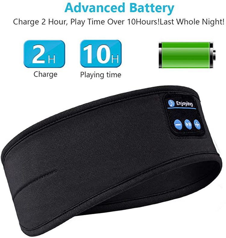 Factory Outlet Sleeping Headphones Bluetooth Bandana Headwear Wireless Music Sports Headband Built-in Sleep Music Goggles