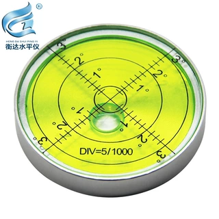 万向水平仪便携式水平气泡圆形水准仪全金属水平珠水准泡