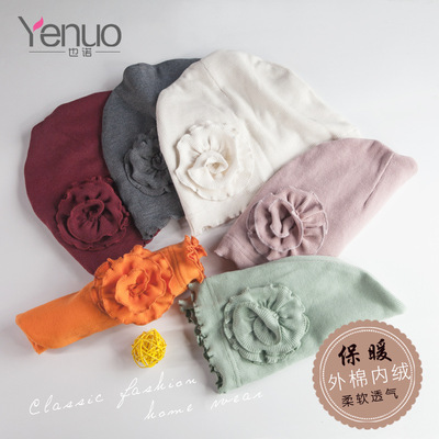 秋冬产妇月子帽加厚加绒纯棉产后孕妇帽多功能月子头巾防风保暖|ms