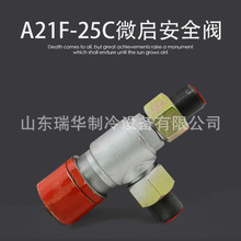 焦冷氨閥A21F-25C微啟安全閥氨氟制冷閥門外螺紋連接彈簧式安全閥
