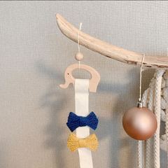 Ins wooden beech cartoon animal ribbon child hair clip storage wall decoration hair tie hair ribbon hair clip