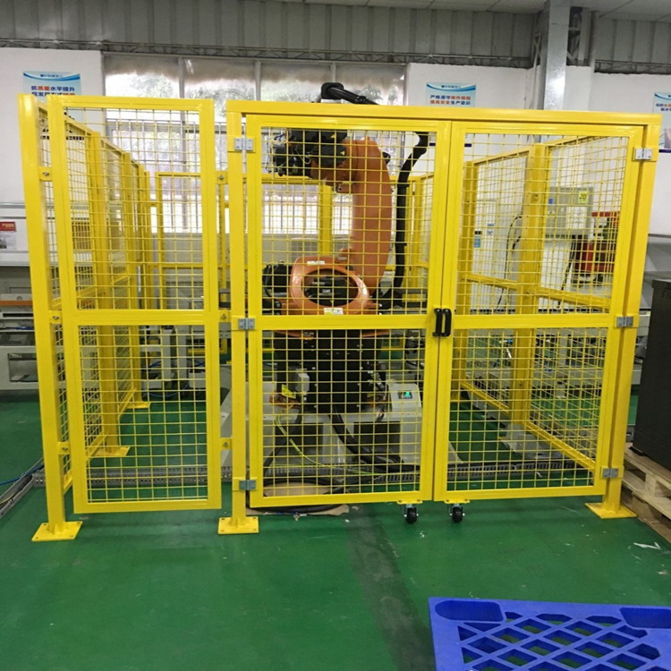 生产机器人防护栏 机器人防护网 机器人围栏