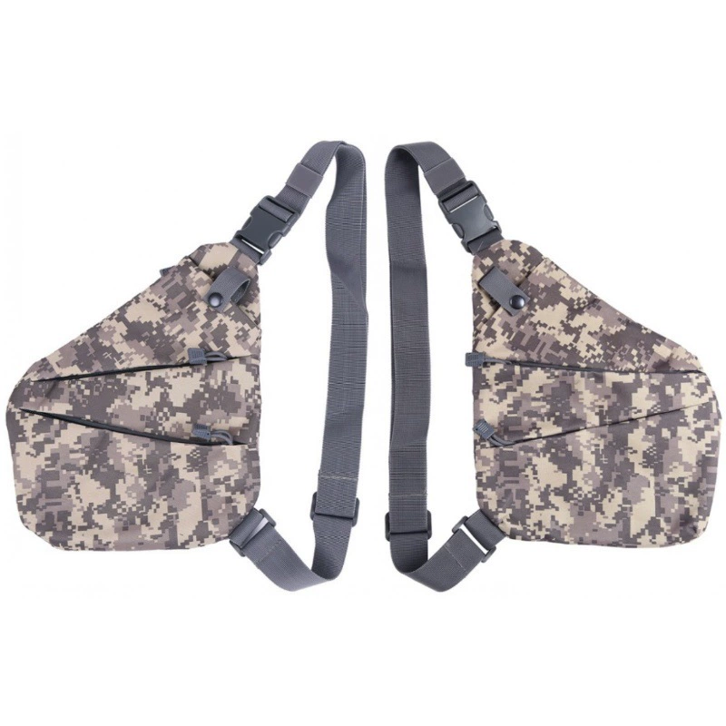 Мужская Уличная Повседневная невидимая Противоугонная нагрудная сумка Сумка для подмышек Камуфляжная сумка через плечо для альпинизма