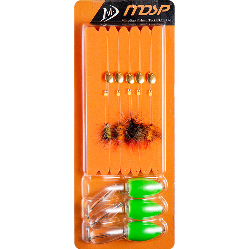 马口亮片路亚饵淡水远投微物翘嘴白条专杀瓜子亮片套装绑好假饵