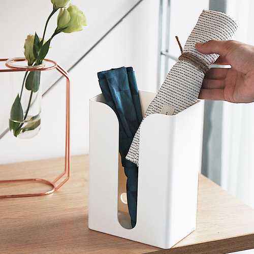 Creative toilet bathroom traceless wall-mounted upside-down punch-free storage tissue paper box home kitchen living room